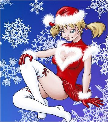 C'est moi la m�re noel lol